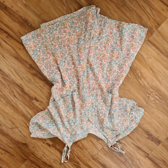 HARPEN & ME 8 Multicoloured Floral Spring Summer Flower Jumpsuit Romper Dress - Picture 3 of 4